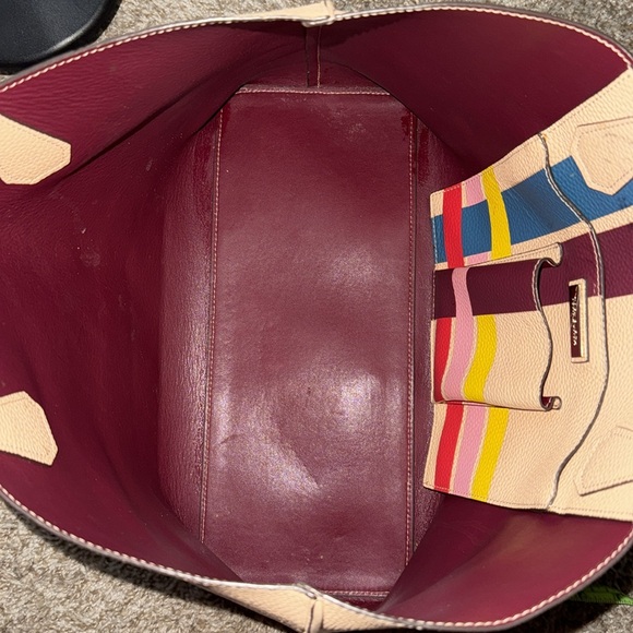 Tory Burch Perry Reversible Multicolor Tote RARE and SOLD OUT - Picture 9 of 16